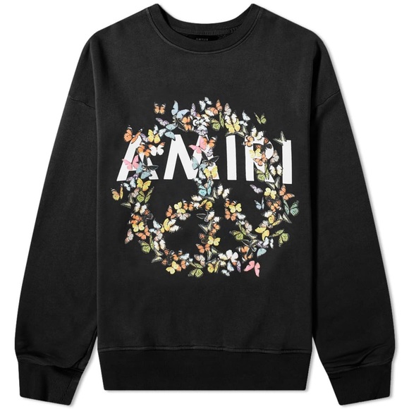 Amiri peace butterfly crewneck sweater - Picture 1 of 6